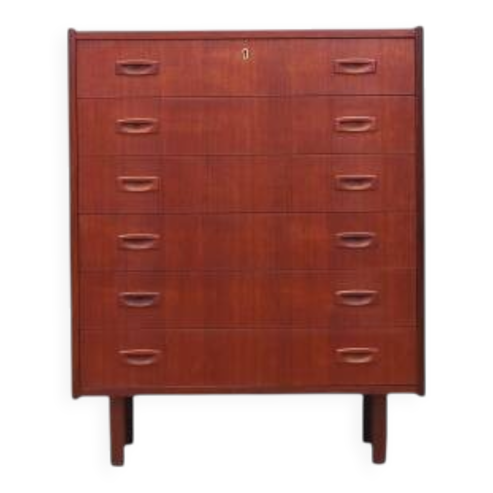 Commode en teck, design danois, années 1970, fabriquée au Danemark