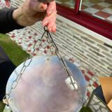 Vintage glass paste pendant