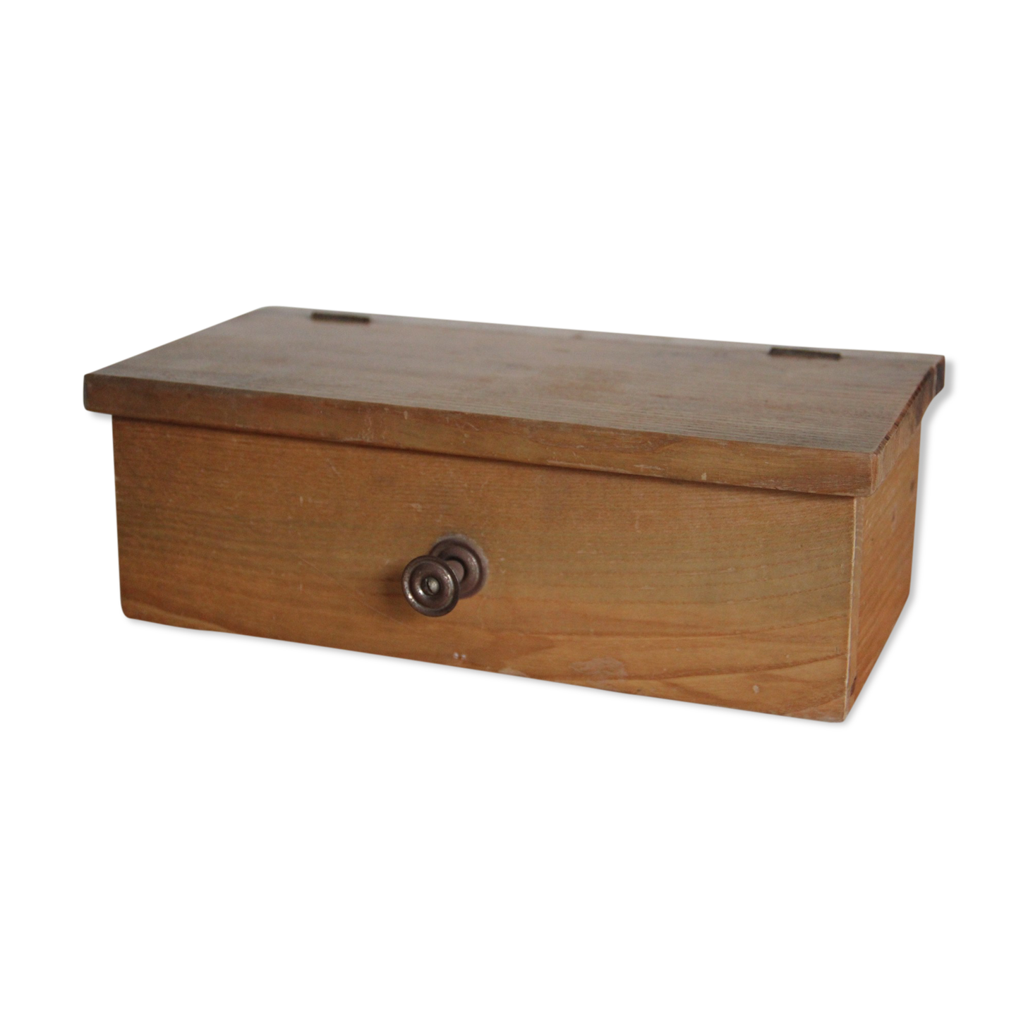 Wooden sewing box