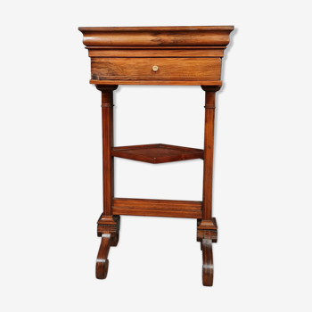 Jardinière Charles X en acajou et filets de citronnier vers 1850
