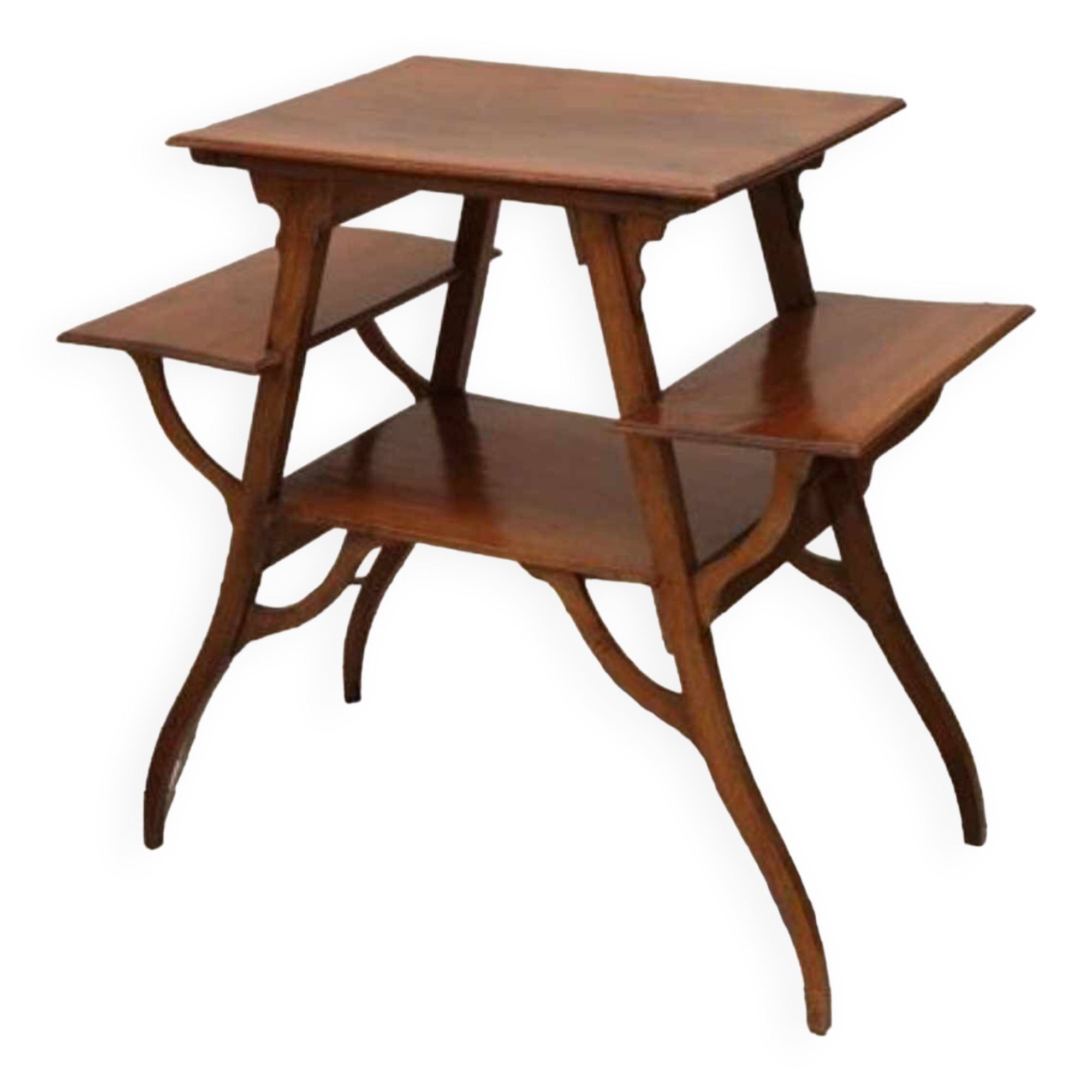 Nancy school type tea table in natural wood