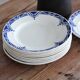 Lot de 9 assiettes art déco Moulin des Loups