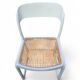 Ensemble de 5 chaises Baumann modèle "Traineau" blanches