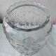 Moulded pressed glass vase