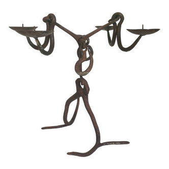 Pique candles wrought iron, 4 burners