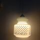 Vintage floral portable lamp