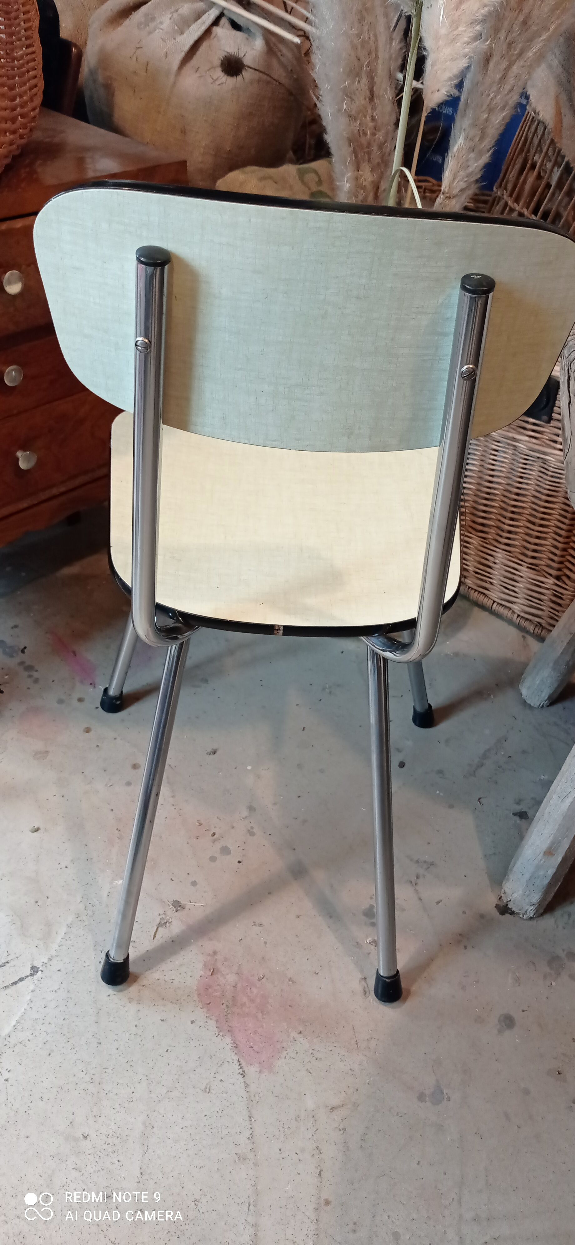 Formica water green chair