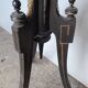 Napoleon III wooden and marble column saddles xiXem