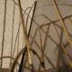 Vintage metal metal perforated magazine holder