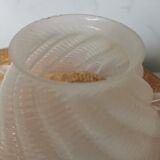 Tulip lamp opalescent glass