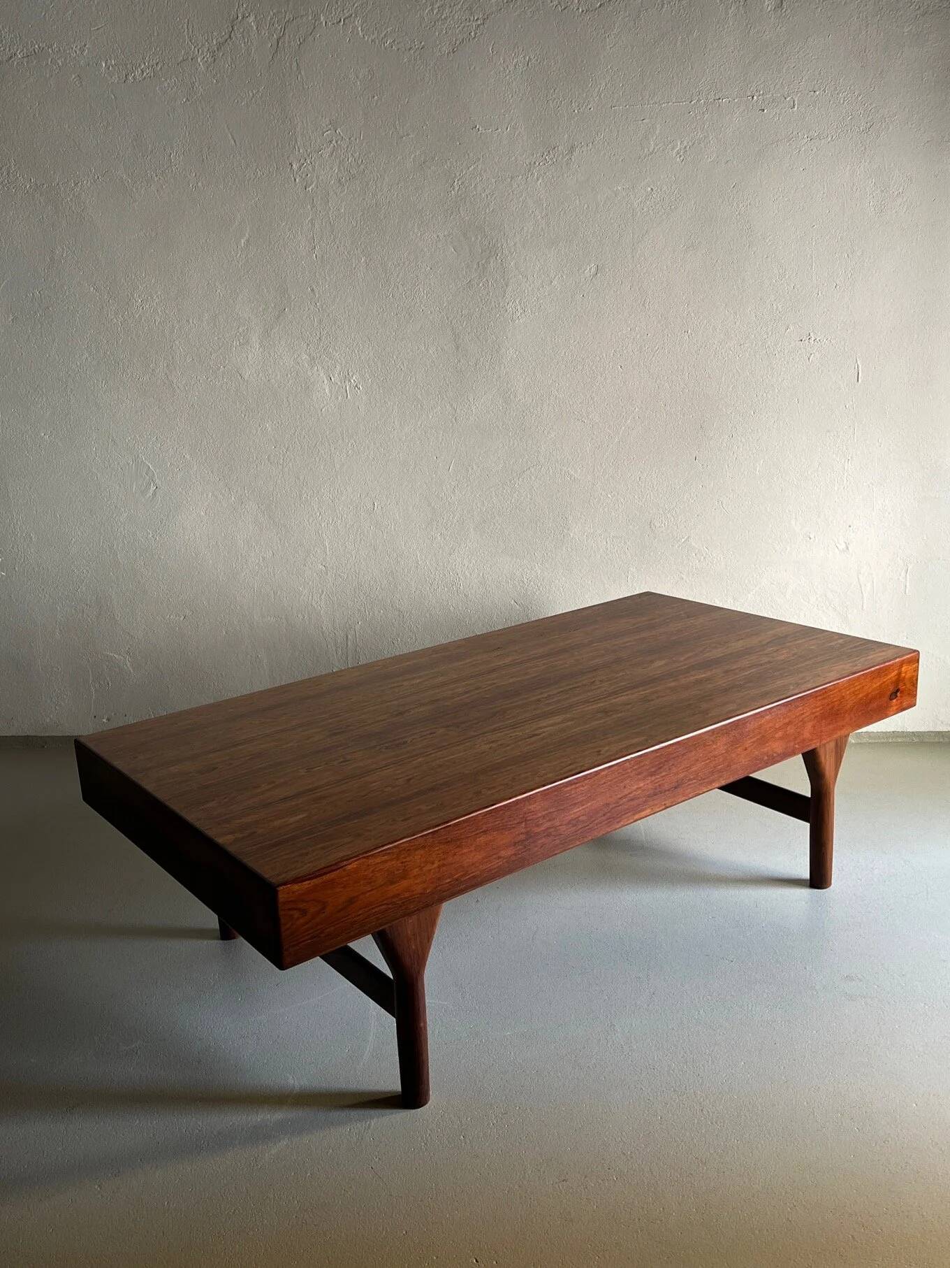 Rosewood coffee table by Nanna Ditzel for SØREN Willadsen, Denmark, 1950s