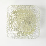 1970s modern glass plafond HP Leuchten, Germany