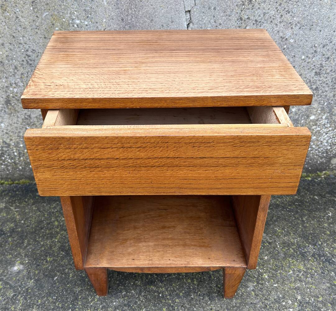 Table de chevet en bois, des années 50.
