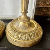 Pair of bronze candlesticks