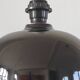 Vintage black ceramic globe lamp – Montgolfier Ceramics (Durta)