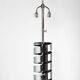 Jacques Charpentier, lampe en métal chromé