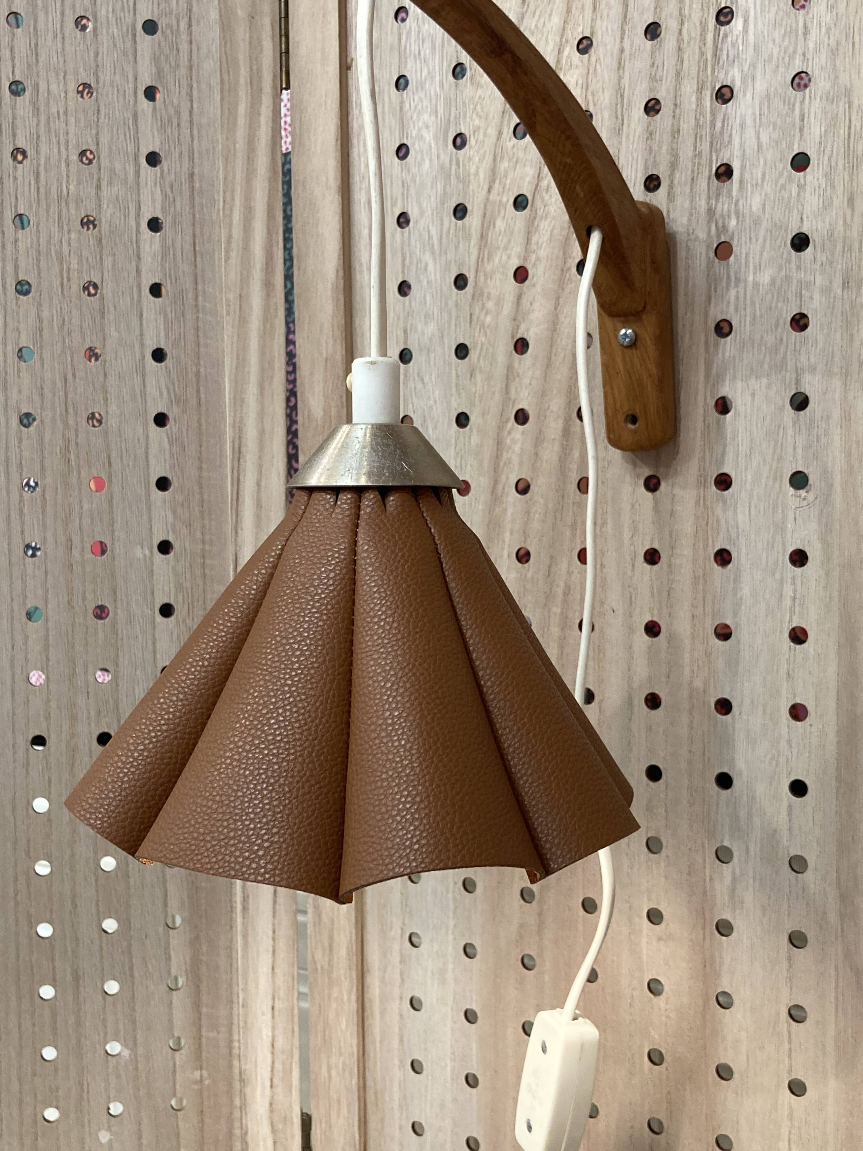 Scandinavian wall lamp design 1950.