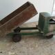 Old wooden dump truck