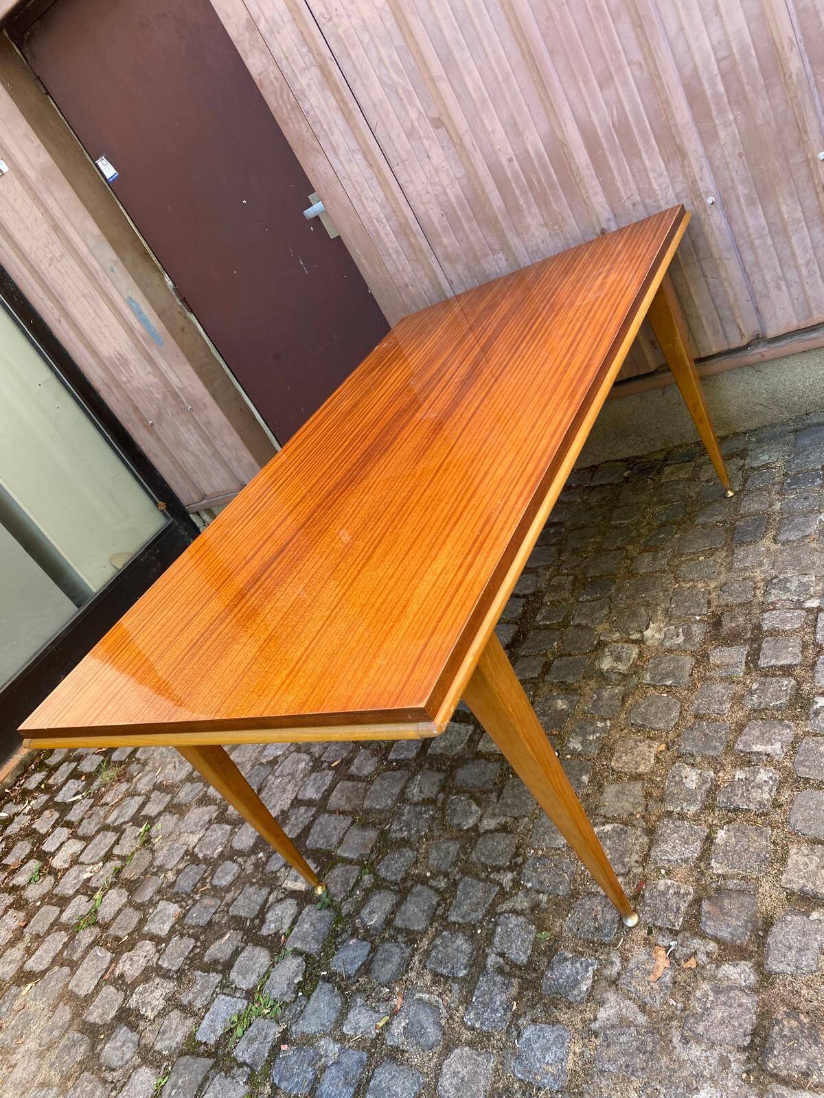 Mid-Century Modern Scandinavian extendable dining table 1960