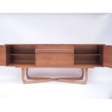 Enfilade scandinave vintage, piètement croisé