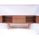 Vintage Scandinavian sideboard with crossed legs #7