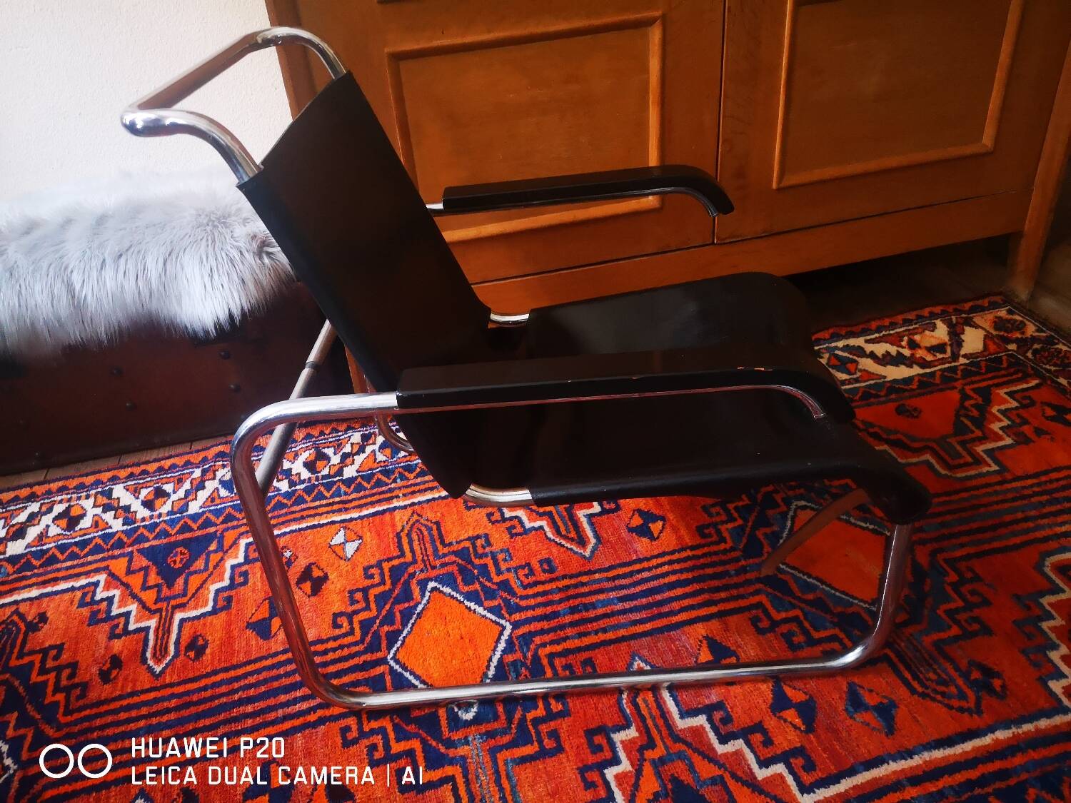 Modernist lounge chair by Marcel Breuer, Thonet edition, 1930s