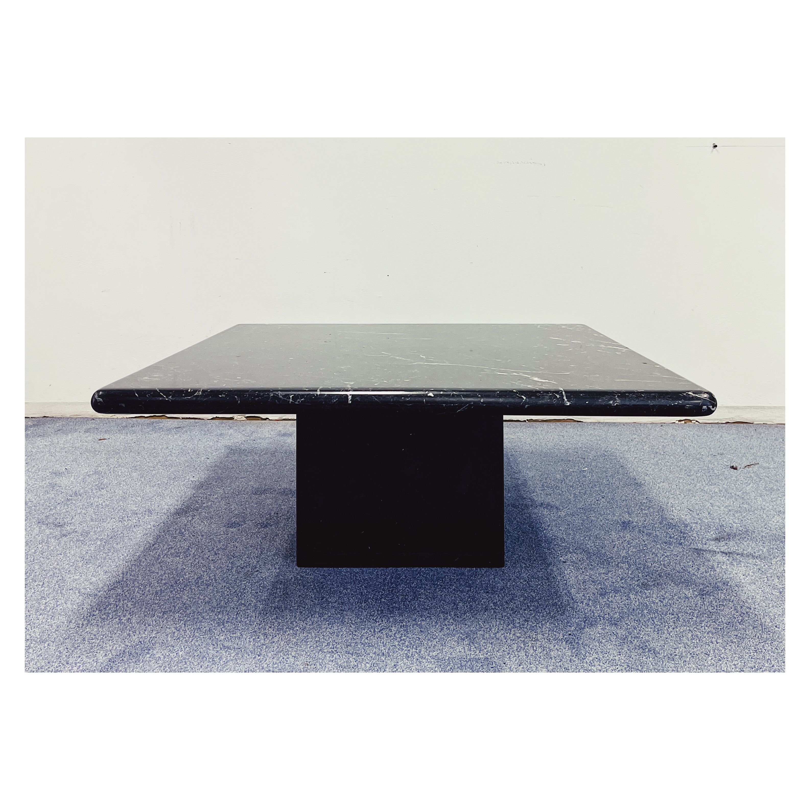 Marble Coffee Table Black