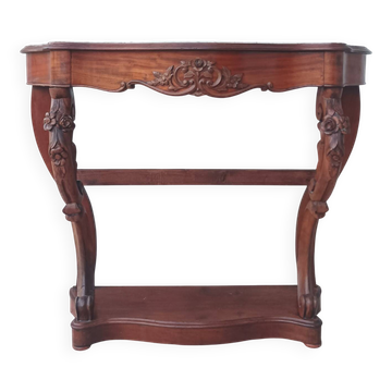 Napoleon III mahogany console
