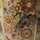 Vase signé Satsuma. Motifs oiseaux/Papillons/floraux sur fond nature sauvage. Réhauts dorés