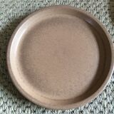 Series of 5 stoneware plates