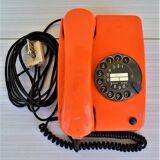 Siemens vintage orange phone, 70s
