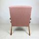 Vintage armchair B-310 VAR pink structural boucle 1970s - 2 pieces available