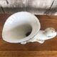 Old corn plenty vase white ceramic vintage moustiers decor