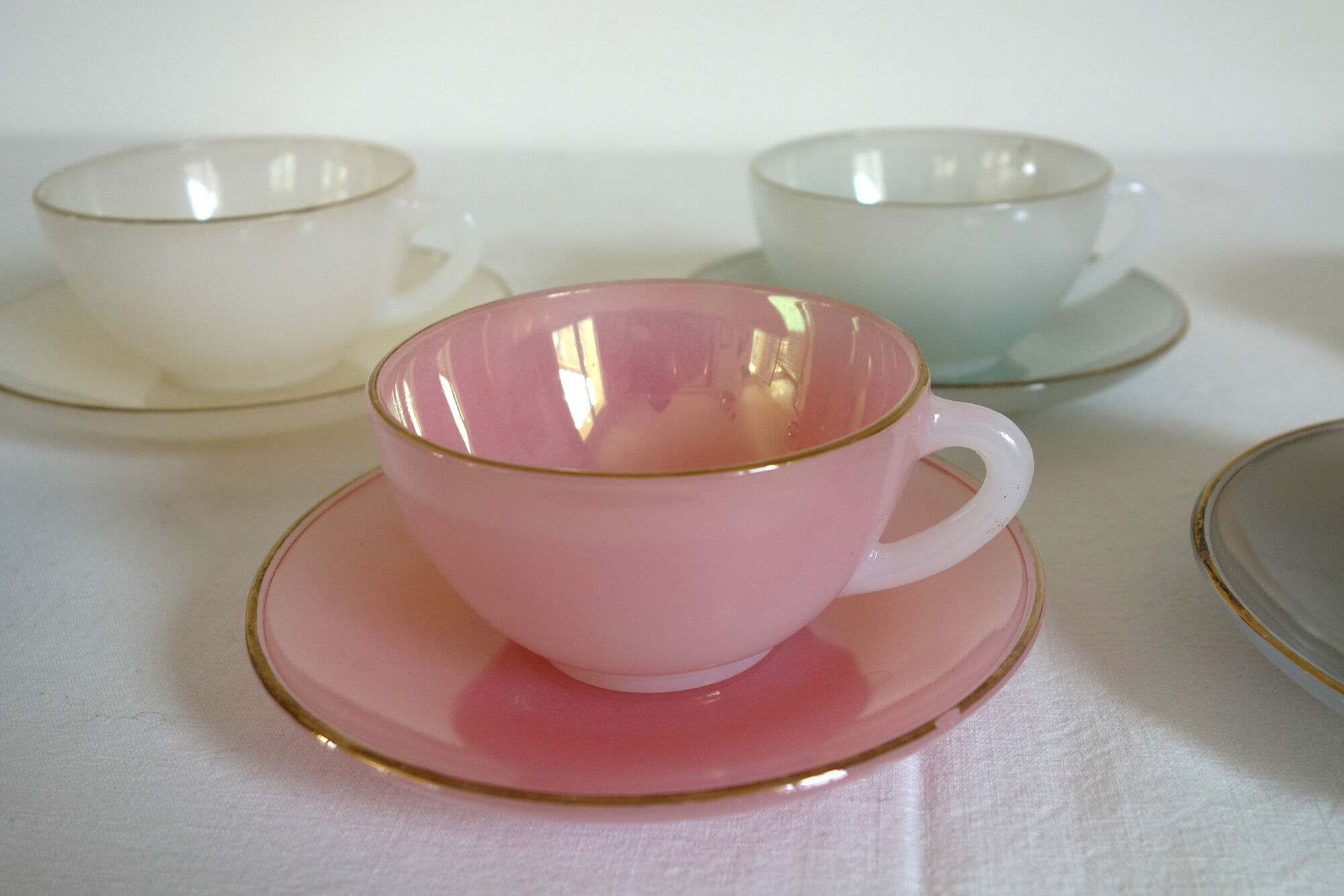 Set of 6 coffee cups model Harlequin, vintage Arcopal