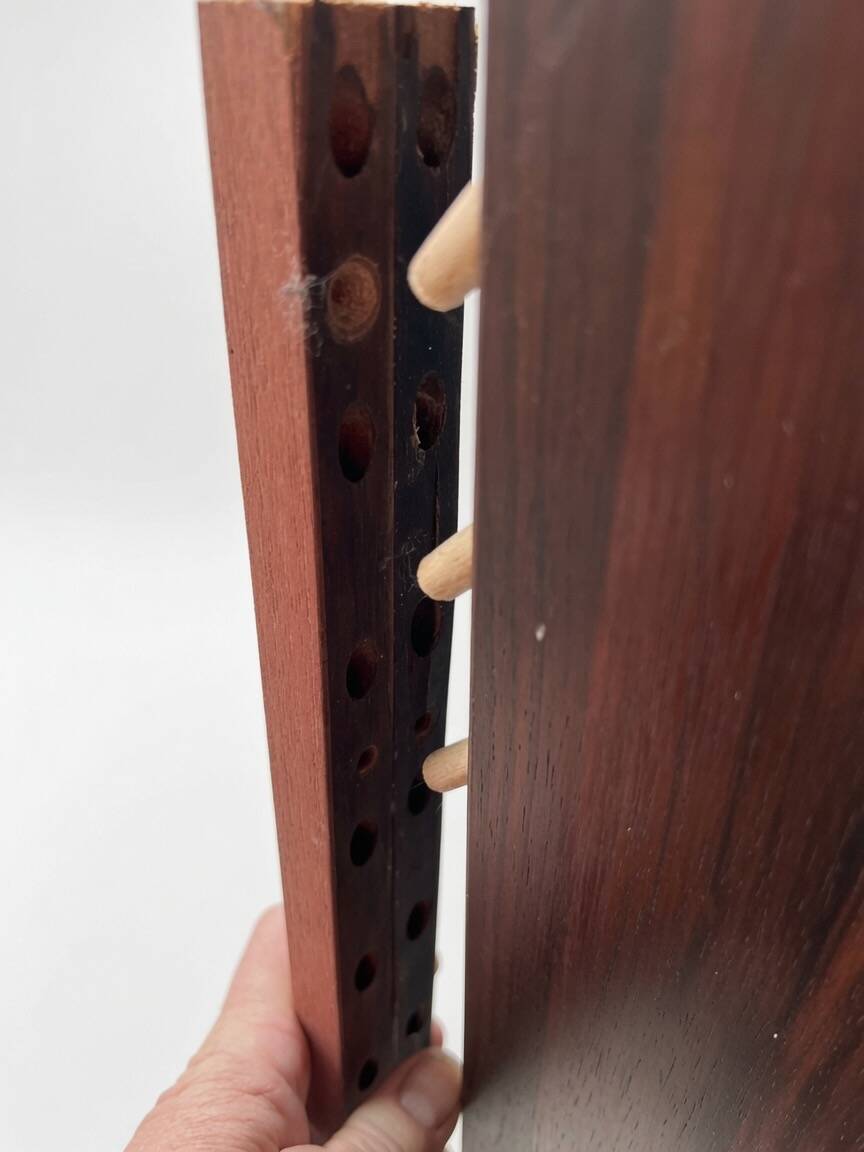 Poul Cadovius Wall Mounted Glass Cabinet By CADO, 1960s.