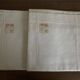 Pair of linen pillowcases 1960 old linen new