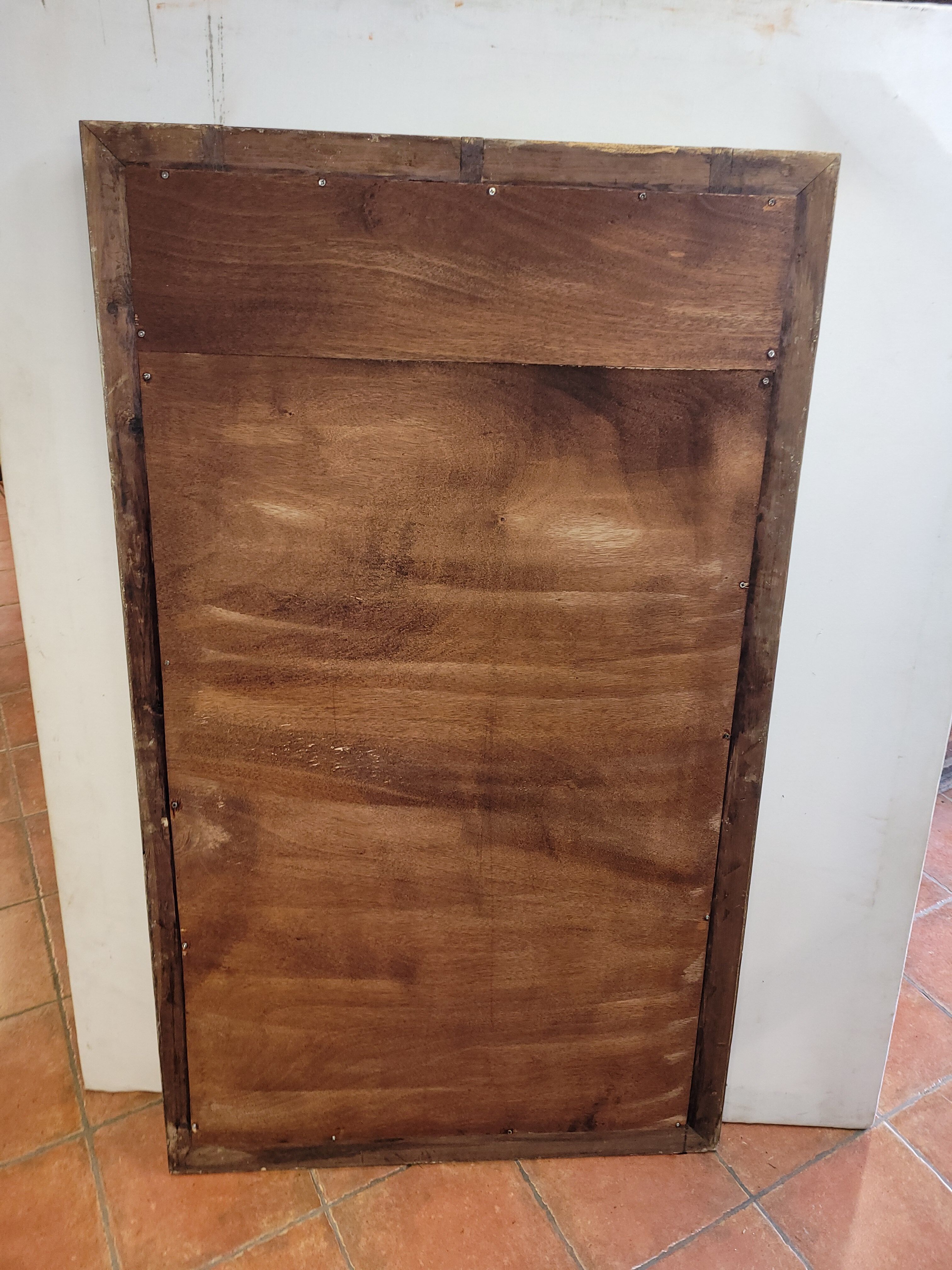 Old beveled mirror 153/91cms