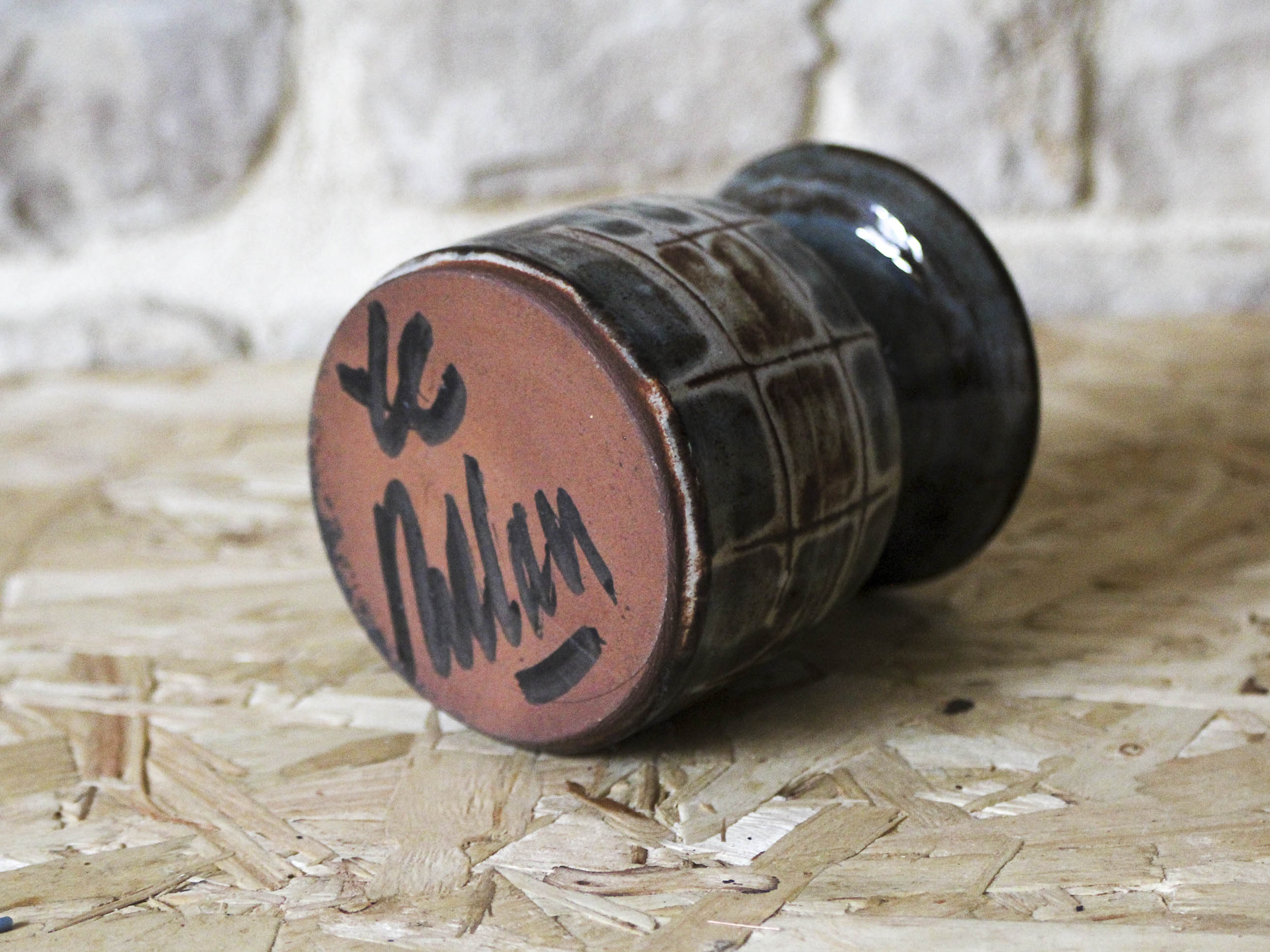 Esther Chureau glazed ceramic vase