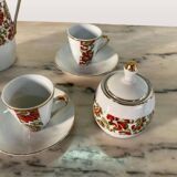 Porcelana coffee game, years 60. Game of 7