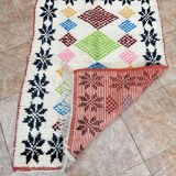 Moroccan Berber Rug Costum - Moroccan Wool Rug - New Azilal Rug - Beni Ouarain Style