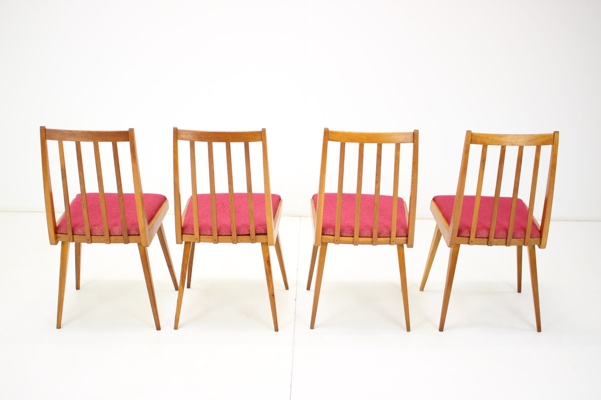 Set of four design dining chairs, 1960's.