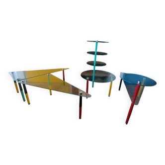 Tables modulables vintage Vitrex années 60