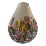 Suspension contemporaine blanche avec Murrise MultiColors