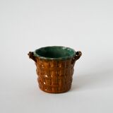 Slip planter, imitation bamboo, 1970