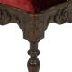 Antique Italian Oak Corner Chair Renaissance Style