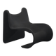 Black Tormentia lounge chair by Enrico Cesana for Busnelli