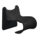Black Tormentia lounge chair by Enrico Cesana for Busnelli