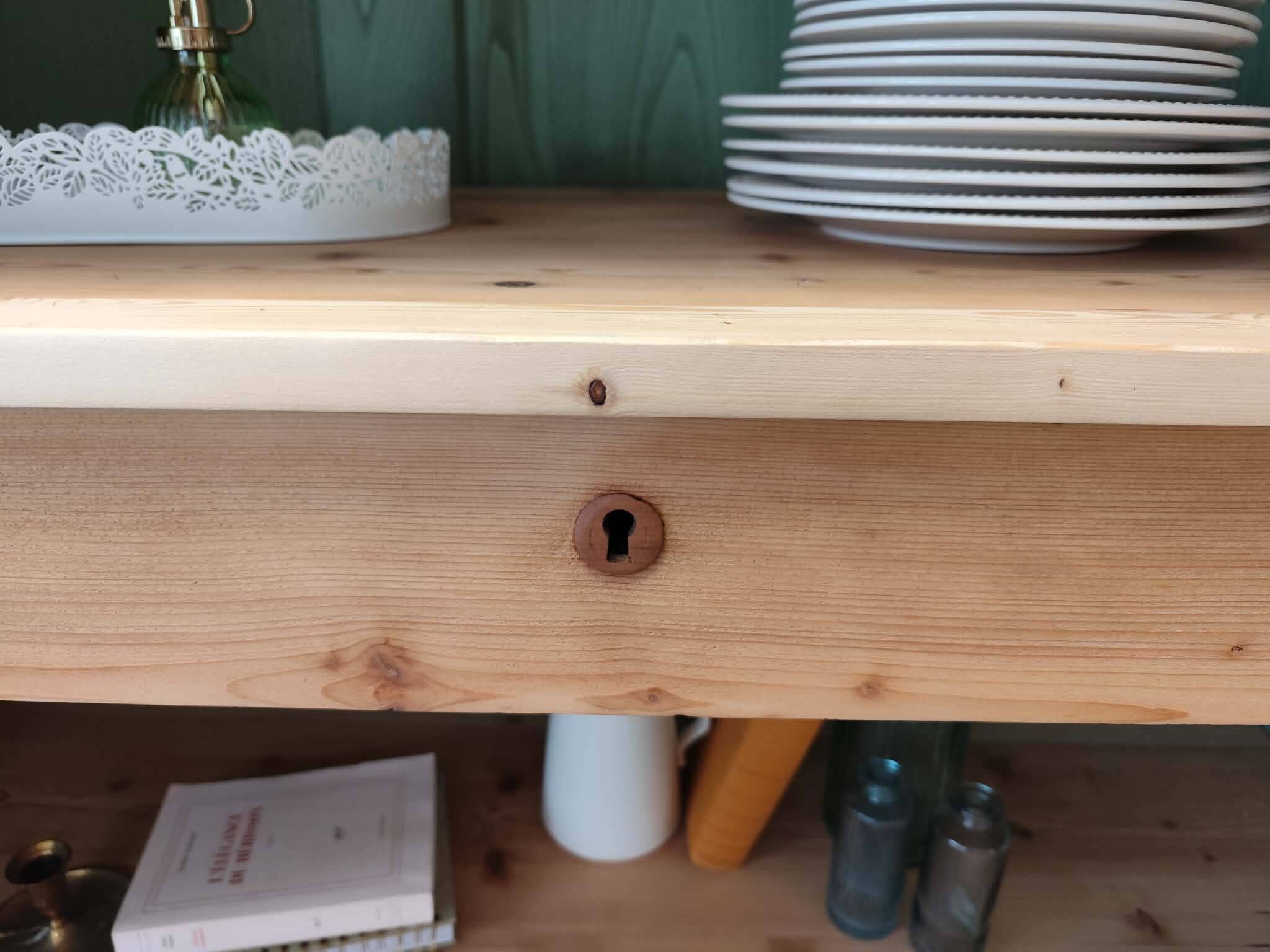 Library in solid cherry wood