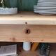 Library in solid cherry wood