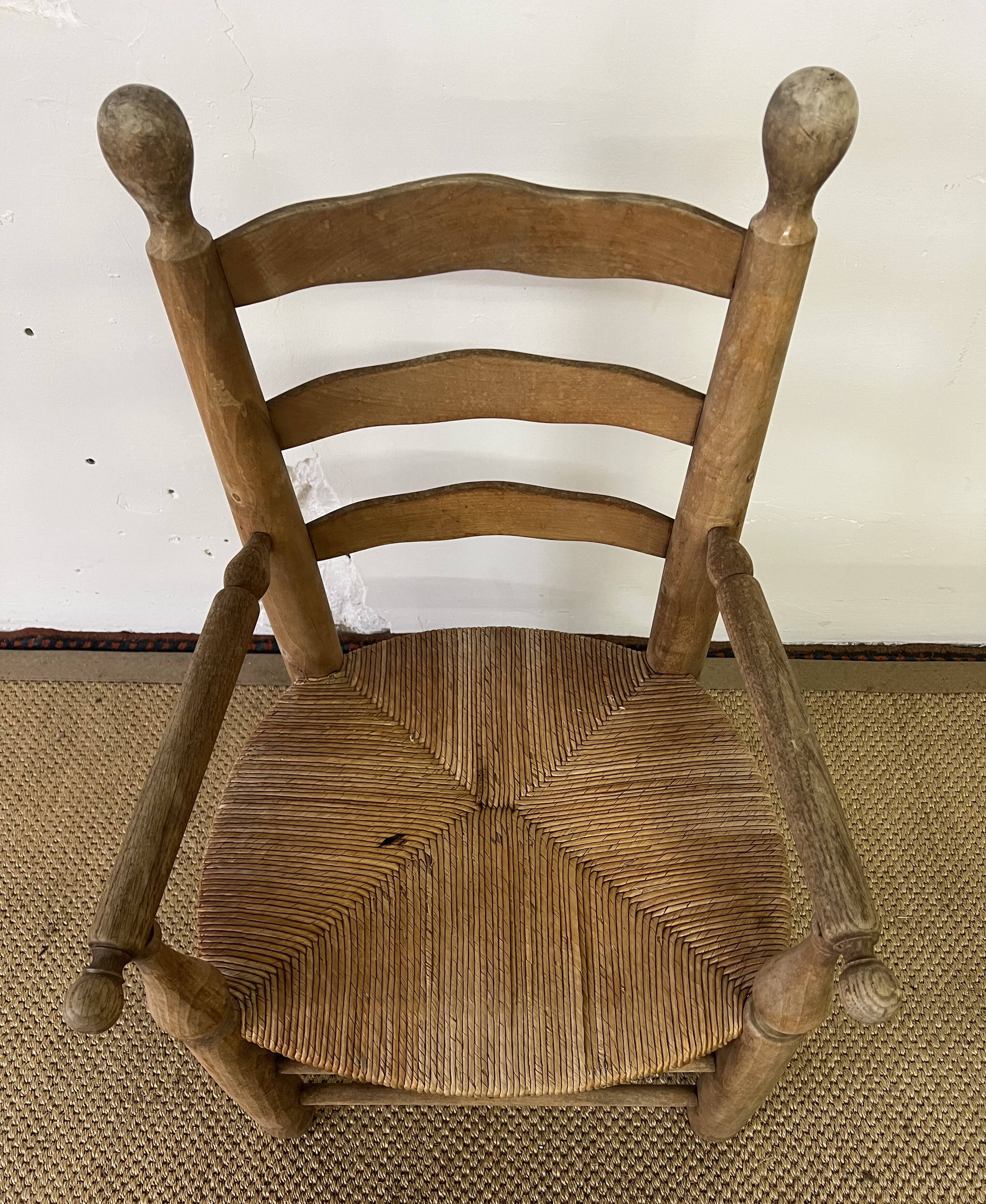 Solid wood chair